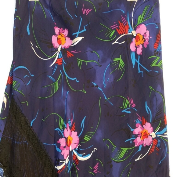 FRANCESCA Rose Maxi Skirt Mix Print Panels Boho Festival Size L - EUC! - Picture 6 of 15